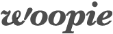 Woopie dark logo